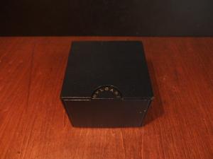 leather BVLGARI watch display case