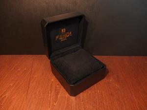 black FENDI watch display case