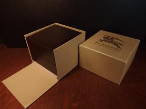 BURBERRY watch display case & box