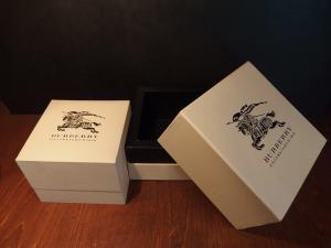 BURBERRY watch display case & box