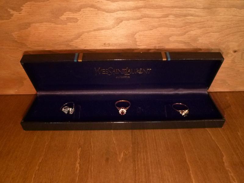 ビンテージイブサンローラン時計ケース、ヴィンテージYVES SAINT LAURENTディスプレイケース、コレクションケース、ジュエリーディスプレイ、アクセサリーディスプレイ LCM 6351(3)