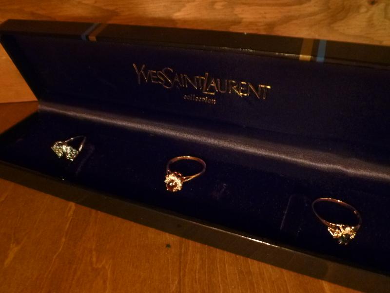 ビンテージイブサンローラン時計ケース、ヴィンテージYVES SAINT LAURENTディスプレイケース、コレクションケース、ジュエリーディスプレイ、アクセサリーディスプレイ LCM 6351(4)