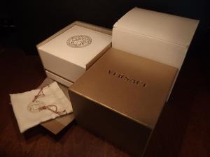 VERSACE watch display dase & box