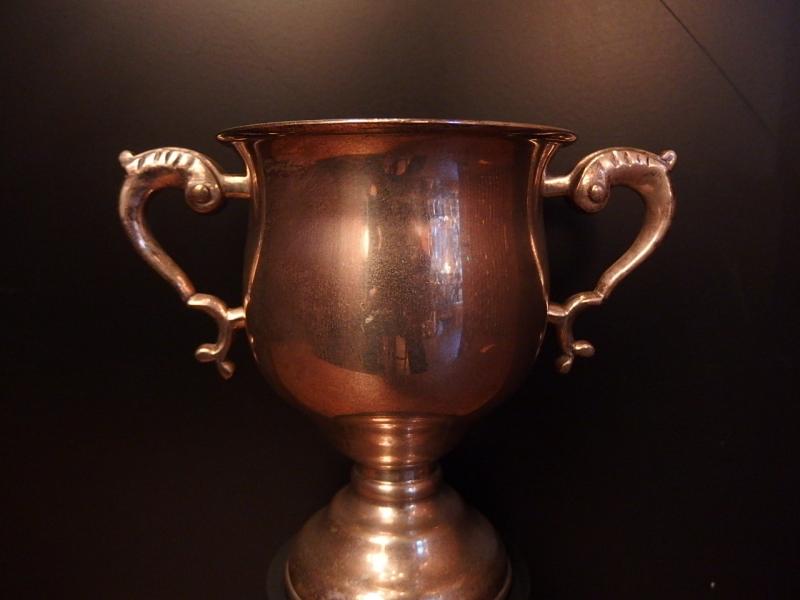 真鍮製トロフィー ビンテージシルバートロフィー　アンティーク優勝カップ　優勝杯　LCM 6523（3）