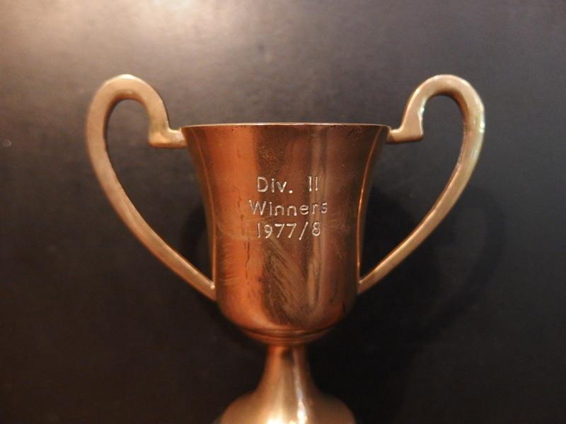 真鍮製トロフィー ビンテージシルバートロフィー　アンティーク優勝カップ　優勝杯　LCM 6508（4）