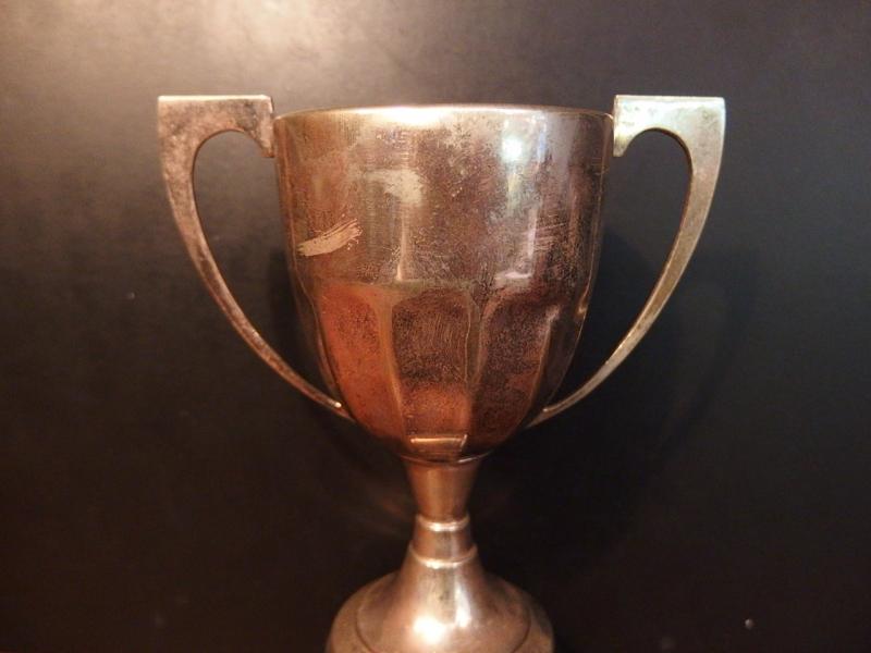 真鍮製トロフィー ビンテージシルバートロフィー　アンティーク優勝カップ　優勝杯　LCM 6511（3）