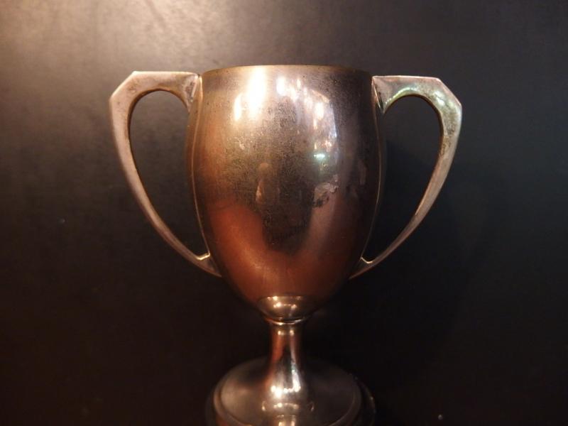 真鍮製トロフィー ビンテージシルバートロフィー　アンティーク優勝カップ　優勝杯　LCM 6512（3）
