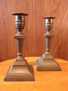 Italian brass candle holder 2P SET