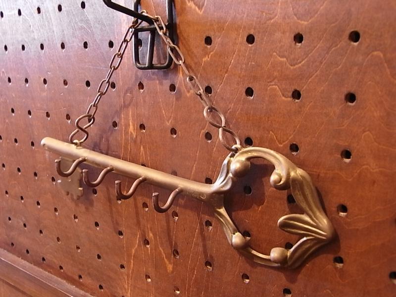 イタリア製真鍮棒鍵フック　壁鍵掛けハンガー　LCM 6301（3）