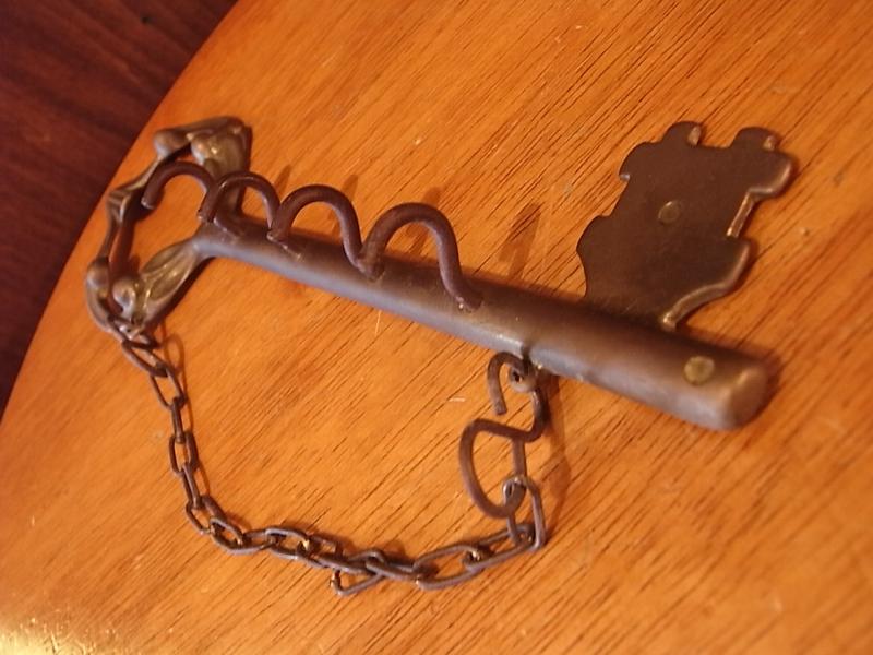 イタリア製真鍮棒鍵フック　壁鍵掛けハンガー　LCM 6301（4）