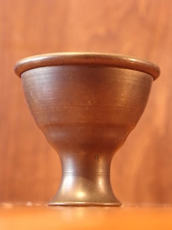 イタリア製真鍮カップ置物、ミニチュア杯、ドールハウス用小物、テラリウム小物　LCM 6499（6）