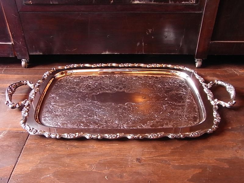 silver tray