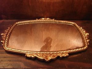 Italian display mirror tray（壁掛け可）