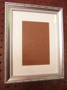 silver picture frame