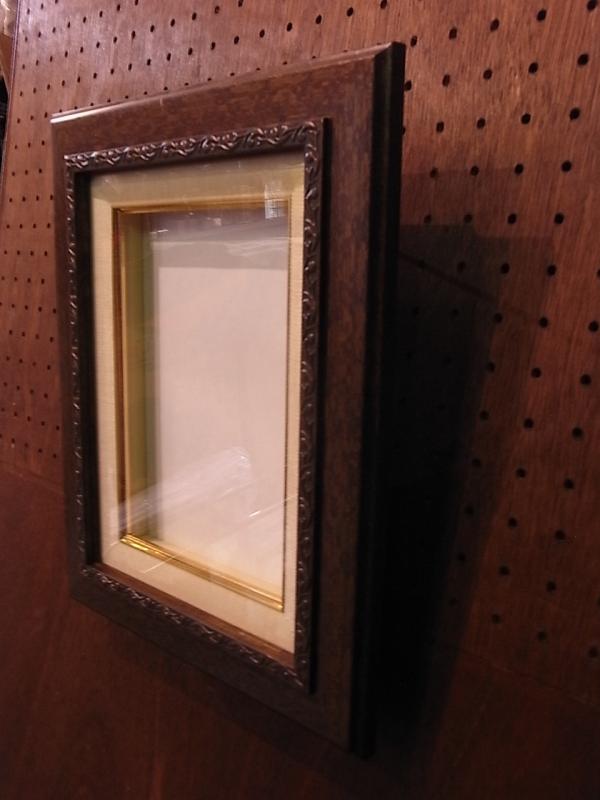 ビンテージ木製ピクチャーフレーム（額縁、フォトフレーム）（木、壁掛け）　BCM 0110（2）