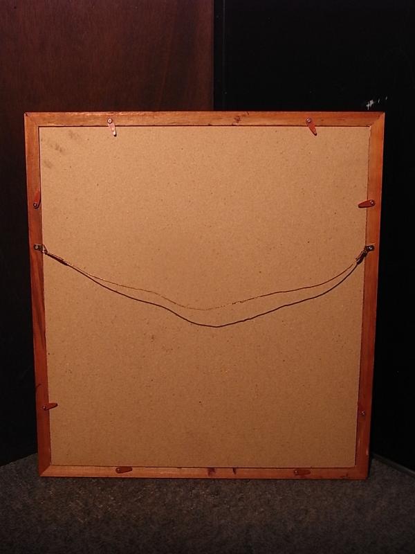 ビンテージ木製ピクチャーフレーム（額縁、フォトフレーム）（木、壁掛け）　BCM 0112（4）