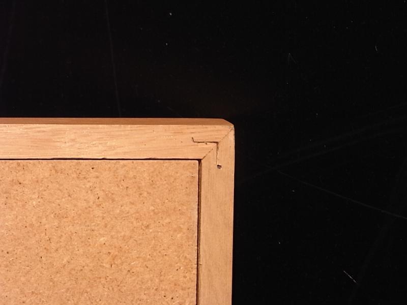 ビンテージ木製ピクチャーフレーム（額縁、フォトフレーム）（木、壁掛け）　BCM 0113（7）