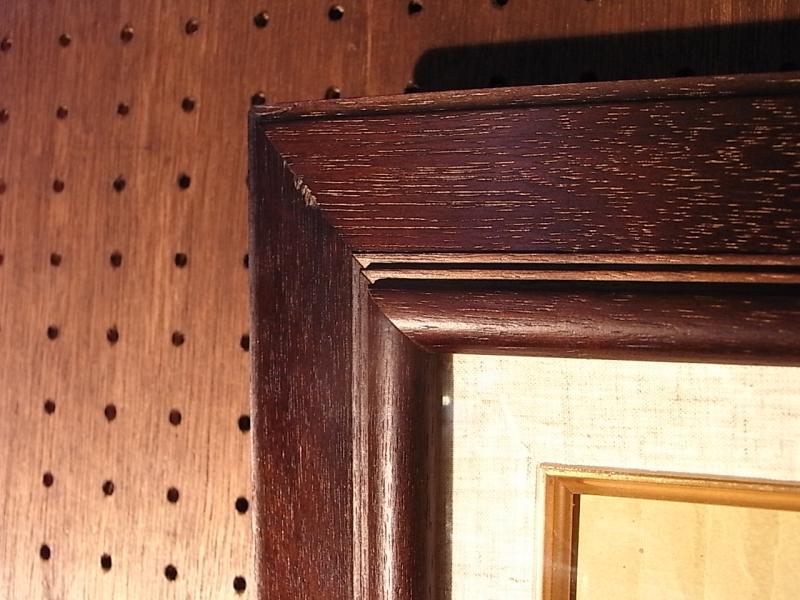ビンテージ木製ピクチャーフレーム（額縁、フォトフレーム）（木、壁掛け）　BCM 0120（4）