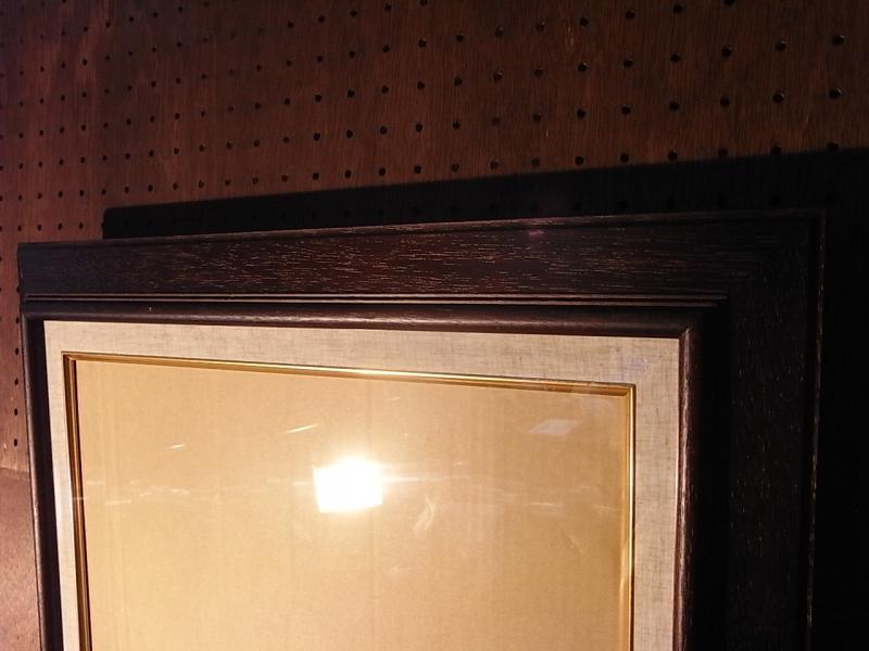 ビンテージ木製ピクチャーフレーム（額縁、フォトフレーム）（木、壁掛け）　BCM 0120（5）