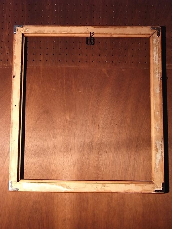 ビンテージ木製ピクチャーフレーム（額縁、フォトフレーム）（木、壁掛け）　BCM 0131（5）
