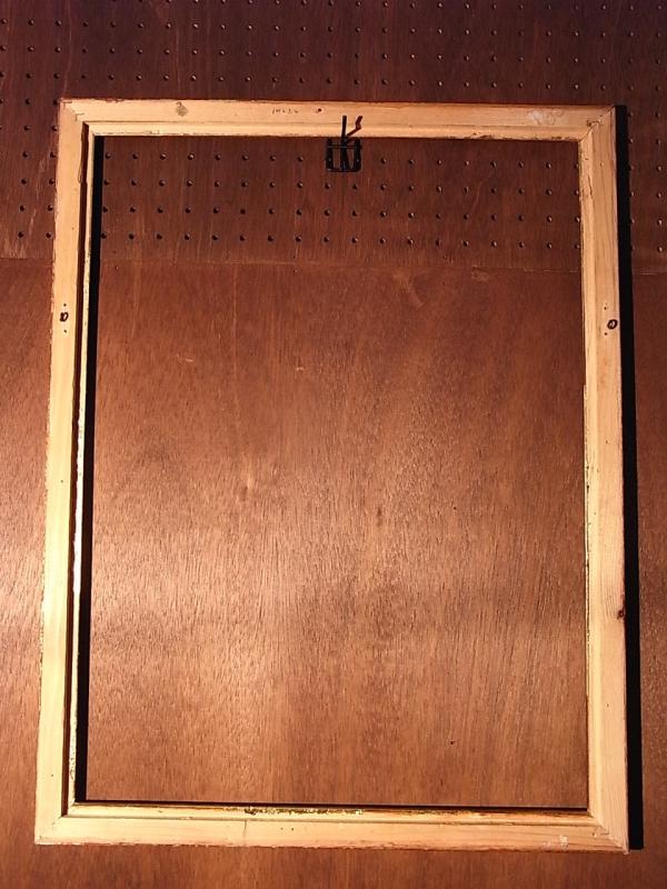 イタリア製ビンテージ木製ピクチャーフレーム（額縁、フォトフレーム）（木、壁掛け）　BCM 0132（6）
