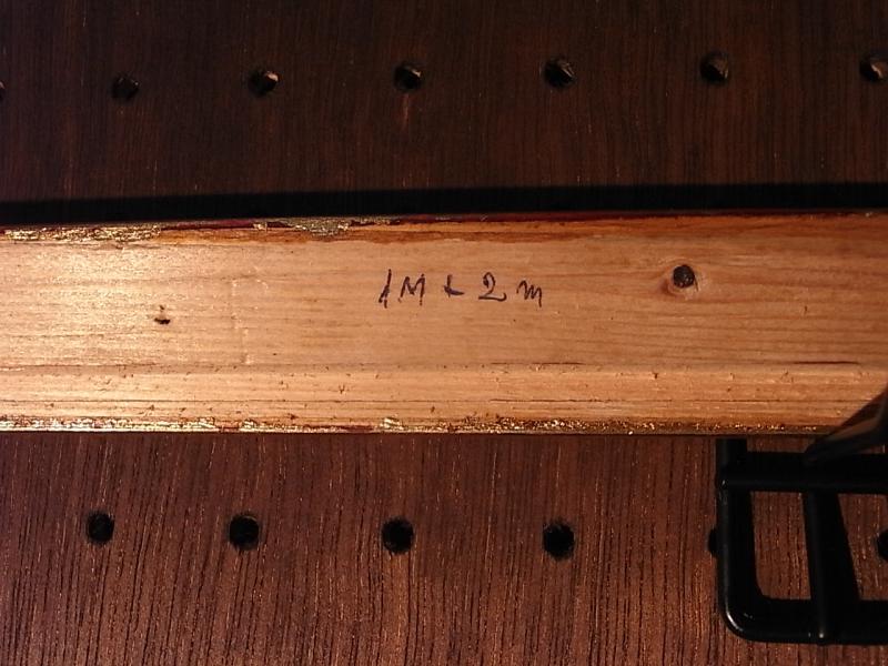 イタリア製ビンテージ木製ピクチャーフレーム（額縁、フォトフレーム）（木、壁掛け）　BCM 0132（7）