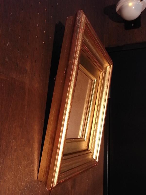 ビンテージ木製ピクチャーフレーム（額縁、フォトフレーム）（木、壁掛け）　BCM 0133（6）