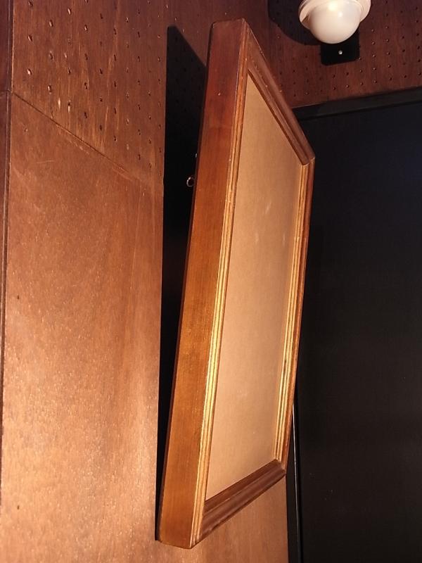 ビンテージ木製ピクチャーフレーム（額縁、フォトフレーム）（木、壁掛け）　BCM 0141（4）
