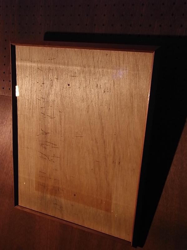 ビンテージ木製ピクチャーフレーム（額縁、フォトフレーム）（木、壁掛け）　BCM 0143（2）