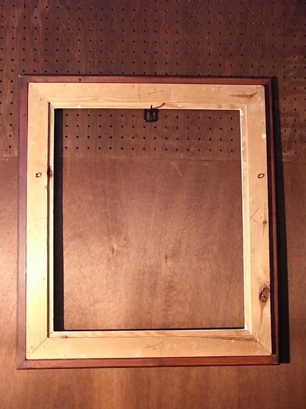 ビンテージ木製ピクチャーフレーム（額縁、フォトフレーム）（木、壁掛け）　BCM 0148（6）