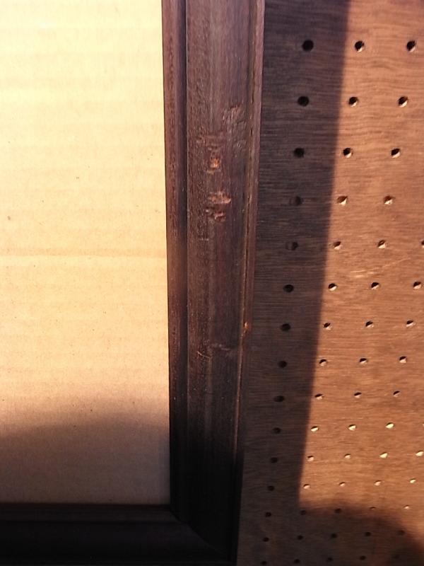 ビンテージ木製ピクチャーフレーム（額縁、フォトフレーム）（木、壁掛け）　BCM 0156（3）