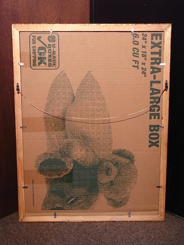 ビンテージ木製ピクチャーフレーム(額縁、フォトフレーム)(木、壁掛け) BCM 0162(2)