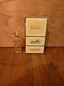 HERMES / Caleche perfume bottle & case