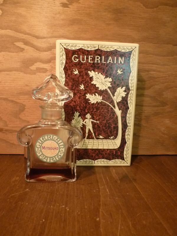 GUERLAIN/MITSOUKO香水瓶、ゲランミツコ香水ボトル、ガラスボトル