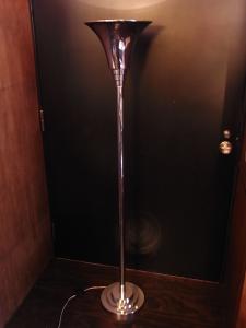 French DECO silver floor lamp 1灯