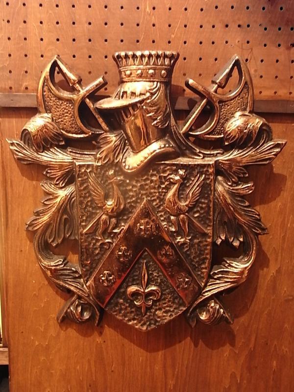 インテリア騎士、紋章のエンブレム、壁掛け、盾壁飾り　LCM 6823（1）