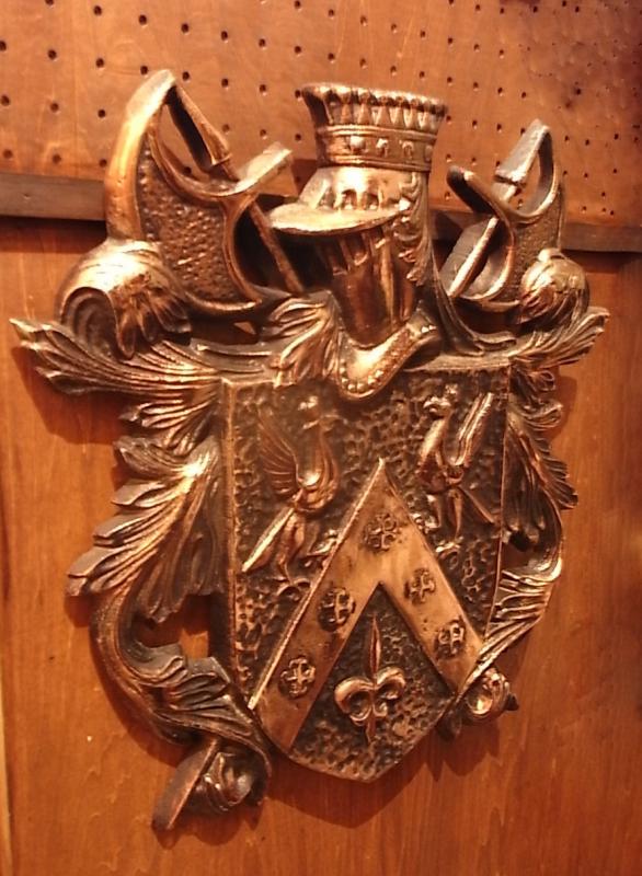 インテリア騎士、紋章のエンブレム、壁掛け、盾壁飾り　LCM 6823（2）