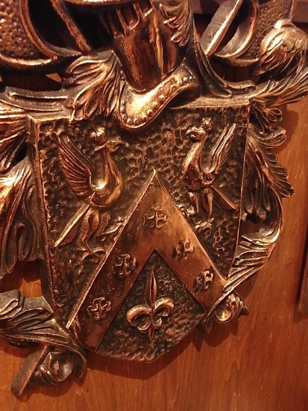 インテリア騎士、紋章のエンブレム、壁掛け、盾壁飾り　LCM 6823（4）
