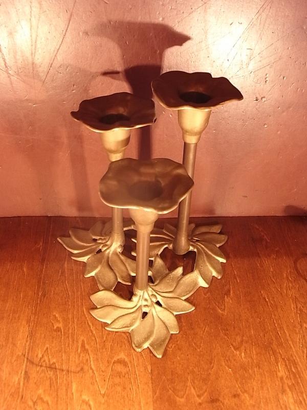 Italian brass candle holder 3