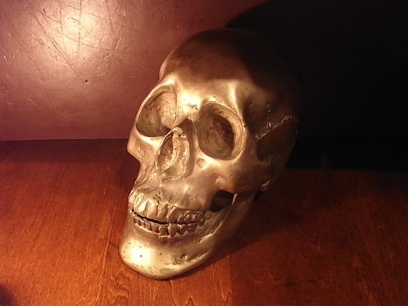 Italian silver skull