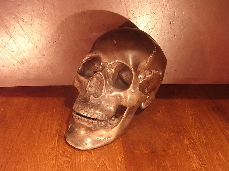 Italian brass skull