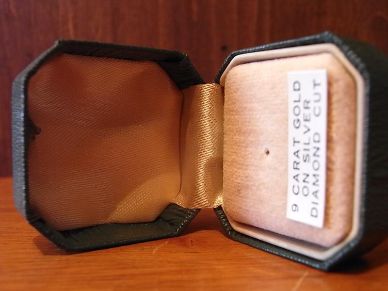 イギリス製グリーンジュエリーホルダー、緑ベルベット宝石箱、ベッチンジュエリーディスプレイ LCM 6815(4)