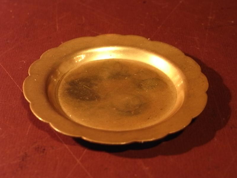 Italian brass mini tray