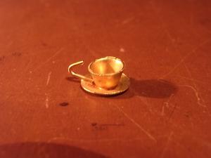 Italian brass mini cup