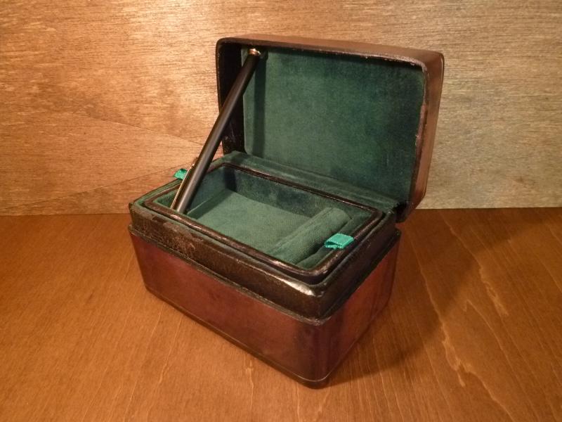Italian leather jewelry display box