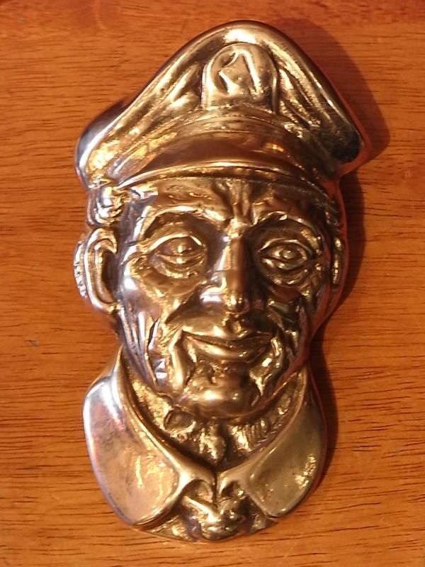 Italian brass door knocker