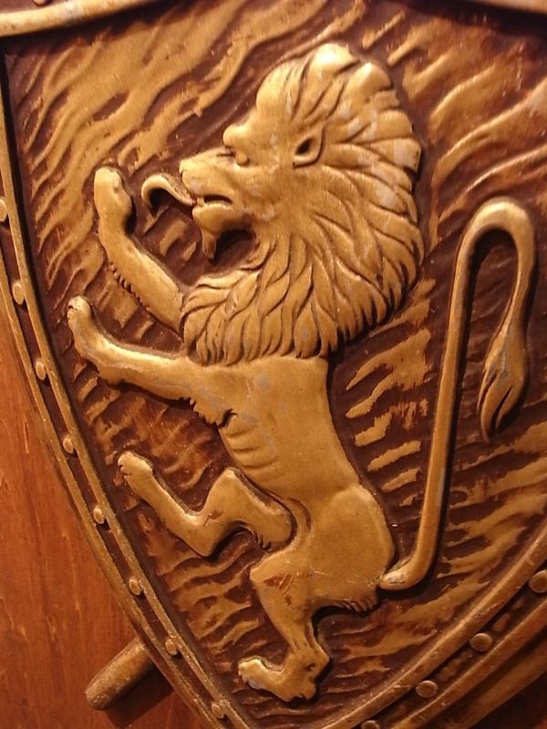 インテリア騎士エンブレム、騎士壁掛け、ライオン甲冑壁飾り　LCM 6759（4）