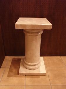 Italian marble column table