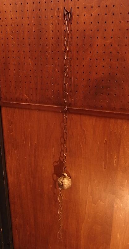 Italian brass hanging bell