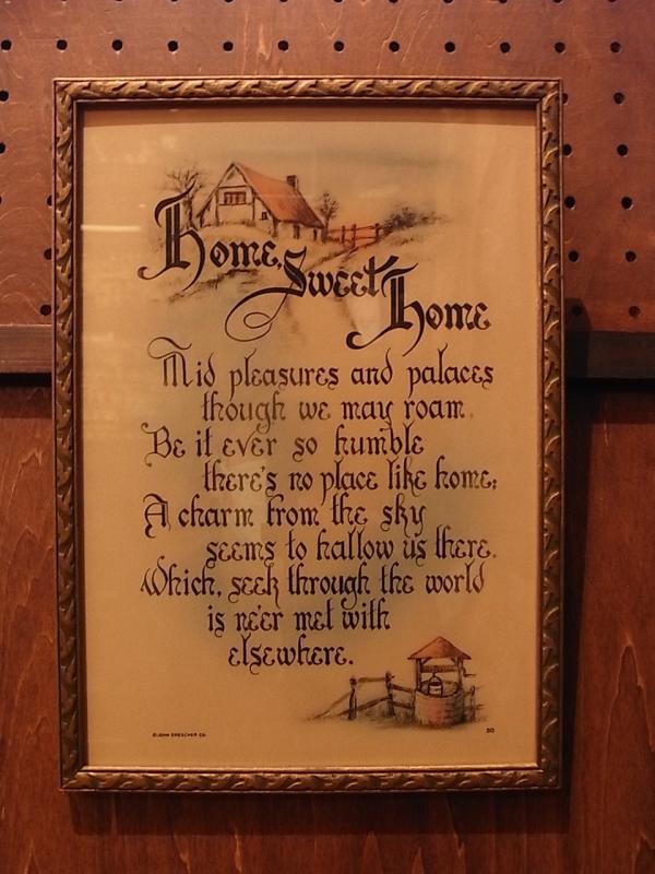 ”home Sweet home” motto